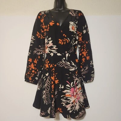 Yumi Kim Silk Floral Wrap Dress SZ XS - Image 1 of 4