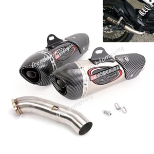 Tubo silenciador de escape tubo de enlace medio modificado para DUKE 390 RC390 125 250 2017-2020 - Imagen 1 de 11