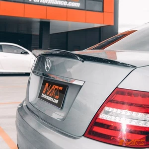 Marble forged Carbon Trunk Lip Spoiler for Mercedes W204 C Sedan C63 AMG Brabus - Picture 1 of 11