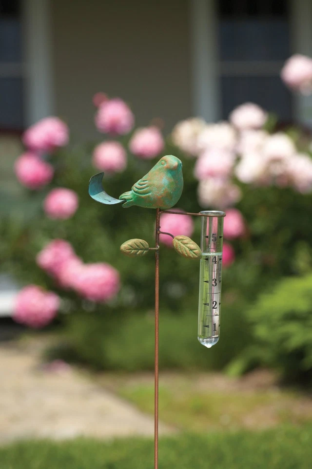 陶瓷青绿色鸟雨量计 — 第 1/1 张图片