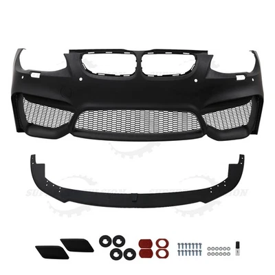Front Bumper Cover Body Kit Fit M4 Style For BMW 3-Series E92 E93 2010-2013 Foto 1 de 4