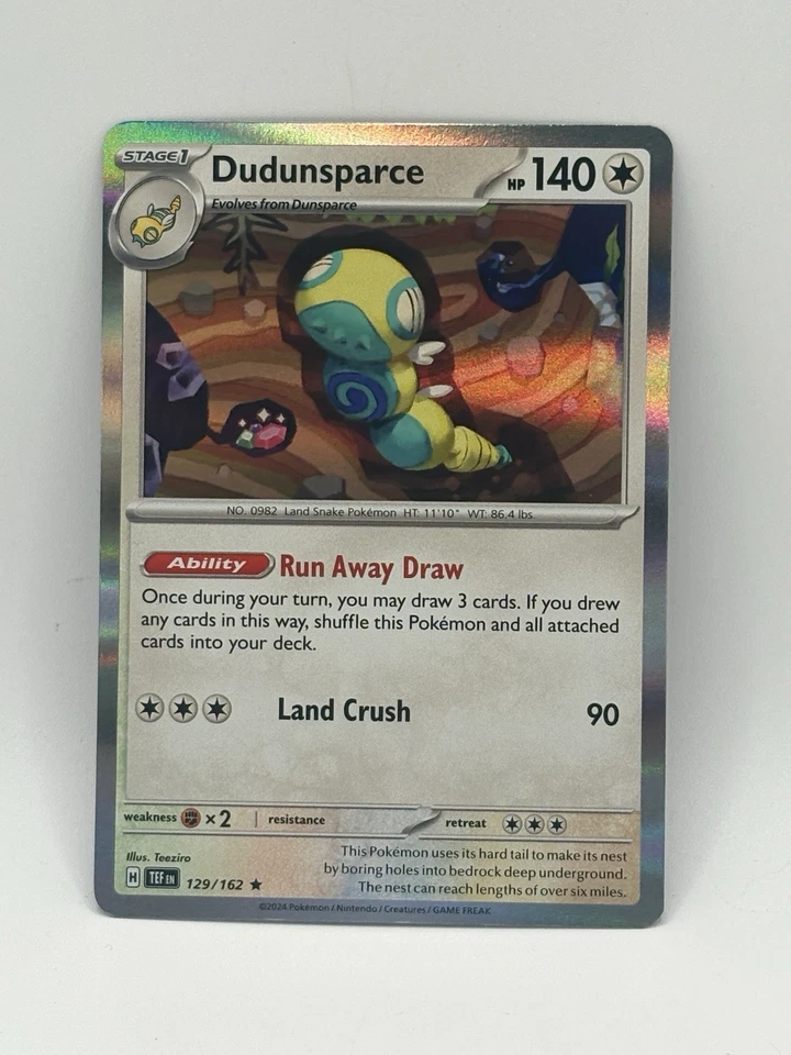 Dudunsparce 129/162 Sv05: Temporal Forces Holo - Image 1 of 1