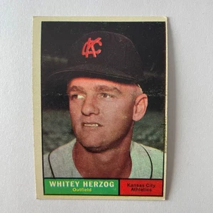 1961 Topps Baseball #106 Whitey Herzog - Picture 1 of 2