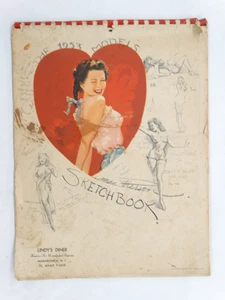 RARE VINTAGE 1953 Models Sketchbook Earl Macpherson Pin-up Calendar - 12 Months - Bild 1 von 7