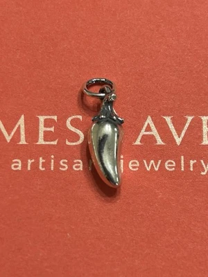 Dije James Avery Plata de Ley 925 Pimienta Jalapeña Retirada Nuevo Foto 1 de 3