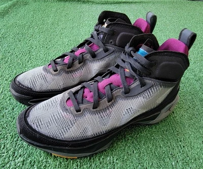 Men’s Size 7 Air Jordan 37 XXXVII Bordeaux Black Gray Purple Mesh Shoes - Image 1 of 4