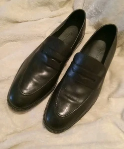 Men's Cole Haan Black Classic Leather Penny Loafers Shoes Size 11 - Picture 1 of 6