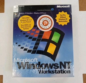 CD Microsoft Windows NT Workstation 4.0 versión completa sellado de fábrica - Imagen 1 de 2