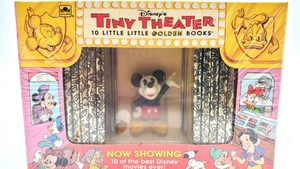 1993 Disney's Tiny Theater 10 kleine goldene Bücher mit Mickey Figur VERSIEGELT - Bild 1 von 7