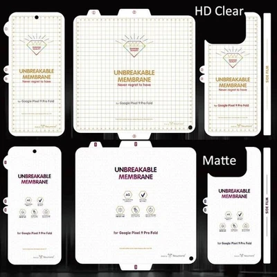 Matte HD Hydrogel Film Transparent Soft Screen Protector For Google Pixel 9 Pro - Image 1 of 4