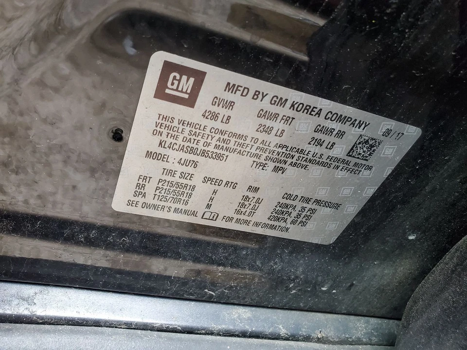 Used Alternator fits: 2018 Buick Encore  Grade A Foto 1 de 4