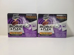 2pk Hot Shot FOGGER Insect Killer INDOOR BED BUGS & FLEA Ticks Lice Bomb 2oz 3ct - Picture 1 of 1