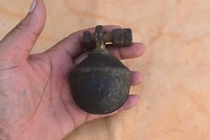 Vintage Brass Collectible Cow Goad Horse Camel Bell Petal Christmas Jingle Bell - Picture 1 of 6