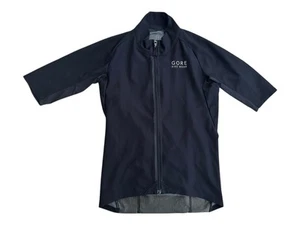 Gore Bike Wear Full Zip Cycling Jersey Men's Small Black Short Sleeve Shirt - Picture 1 of 6