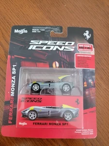 Maisto Speed Icon Silber Ferrari Monza SP1  - Bild 1 von 3