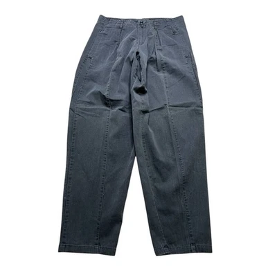 Винтажные плиссированные рабочие брюки из оникса 90-х серые/черные размер 36 фактические 34x31 сделано в США  - Изображение 1 из 4