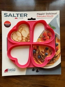 SALTER FLIPPIN DELICIOUS PANCAKE MOULD - HEARTS - BN - Picture 1 of 2