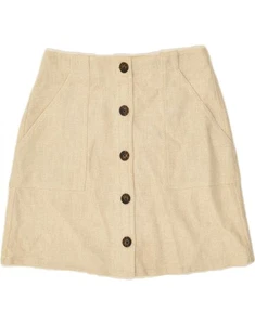 BANANA REPUBLIC Womens A-Line Skirt US 0 XS W26 Beige AU32 - Picture 1 of 3
