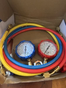Brass Manifold Gauge Set - Picture 1 of 3