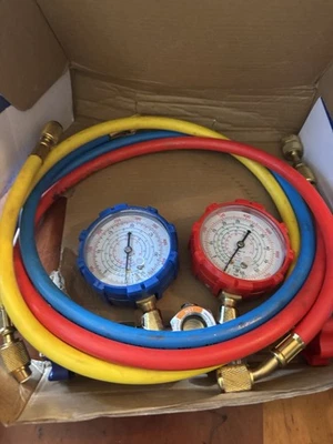 Brass Manifold Gauge Set - Image 1 of 3