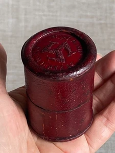Antique c1850s Isle of Man Engraved Crystal Whisky Shot Glass in Original Case - Picture 1 of 18