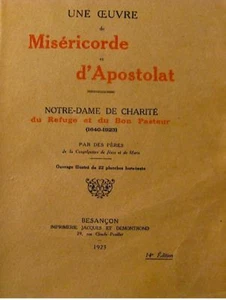 OEUVRE DE MISÉRICORDE & D'APOSTOLAT bon pasteur 1923++ - Imagen 1 de 1