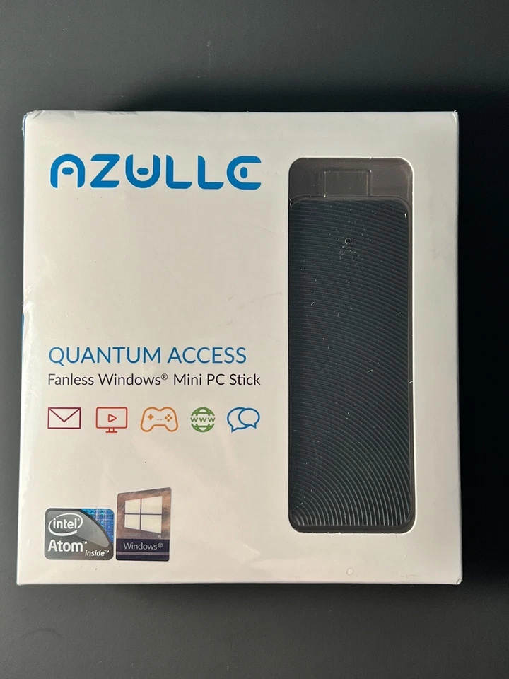 Azulle Quantum Access Fanless Windows10 Mini PC Stick *New* Sealed 2GB Ram 32 Gb - Image 1 of 3