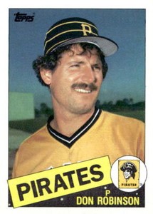 1985 Topps Baseball Don Robinson #537