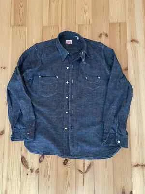 Camisa LVC Levi’s Vintage Clothing 1920’s Chambray Sunset pequena - Imagem 1 de 4