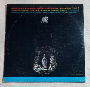 Ladislav Jasek Turnovsky PROKOFIEV/SZYMANOWSKI Concertos - Artia  ALP 713 NM - Picture 1 of 14