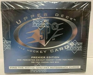 1996/97 UPPER DECK SPX NHL HOCKEY HOBBY BOX WAYNE GRETZKY AUTO NEW SEALED