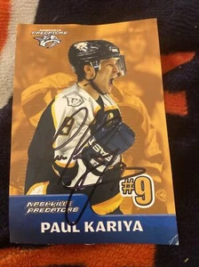 NHL/HOF/1993 4th Overall/Olympics, PAUL KARIYA, Extremely Rare AUTOGRAPHED PHOTO - Picture 1 of 12
