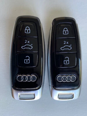 2019 2020 2021 ЛОТ ИЗ 2 БЕСКЛЮЧЕВЫХ ПУЛЬТОВ ДИСТАНЦИОННОГО УПРАВЛЕНИЯ AUDI A5 A6 A7 Q8 4N0 959 754 AM OEM🟠 - Изображение 1 из 4