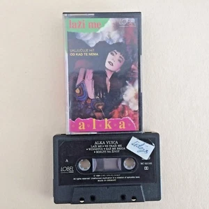 FOLK CASSETTE TAPE- Alka Vuica- LIE TO ME- LOBEL 1994 Stereo Original - Foto 1 di 2