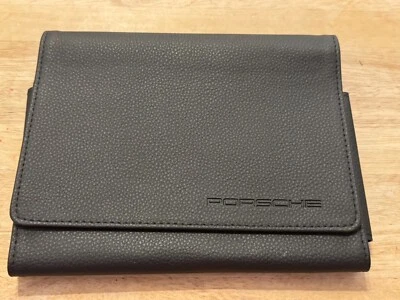 Porsche Genuino OEM Manual del Propietario Estuche de Cuero Bolsa Bolsa de Almacenamiento de Papeleo Foto 1 de 4