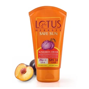 Lotus Safe Sun Sunblock SPF 30 PA++| Black Plum Extract 50g free shipping - Picture 1 of 5