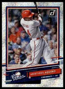 2020 Donruss The Rookies Rapture Aristides Aquino Cincinnati Reds - Picture 1 of 2