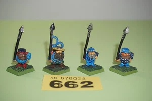 Warhammer Fantasy Citadel Marauder Dwarf Spearmen x 4 - Metal The Old World - Picture 1 of 5