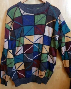 Modern Alpaca Wool Sweater Medium Multi BRAND NEW Super Soft! Better than Merino - Picture 1 of 6