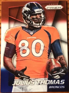 2014 Panini Prizm Prizms Red White & Blue Julius Thomas #160 Denver Broncos - Picture 1 of 2