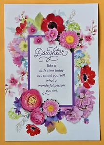Daughter Birthday Large Format Greeting Card 5.5x8.0"(+ Envelope) - Picture 1 of 4