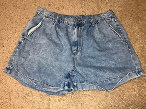American Eagle - Jean Shorts - Women's Size 10 - Distressed - Cuffed - Good Used - Picture 1 of 7