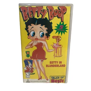 Betty Boop Betty In Blunderland VHS Tape 1994 - Picture 1 of 4