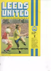 Semifinale Coppa di Lega Leeds United v Southampton 1978/79 prima tappa - Foto 1 di 1