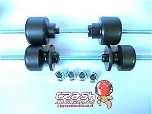 HONDA CRF250 CRF450X MUSHROOMS FRONT REAR AXLE PADDOCK SLIDER BUNGS BOBBINS S3K - Picture 1 of 1