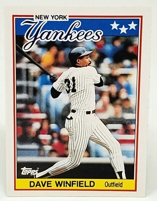 1988 Topps UK Minis #85 Dave Winfield , Yankees - Image 1 of 2