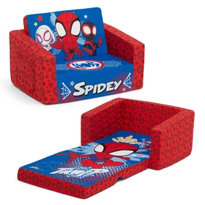 Marvel Spidey & Friends 2-in-1 Flip-Out Kids Cozy Relaxing Sofa Chair to Lounger - Picture 1 of 10