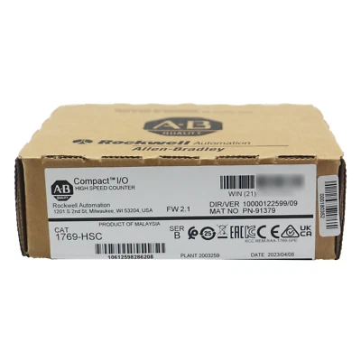 2023 New Allen Bradley 1769-HSC CompactLogix High Speed Counter Module - Image 1 of 4