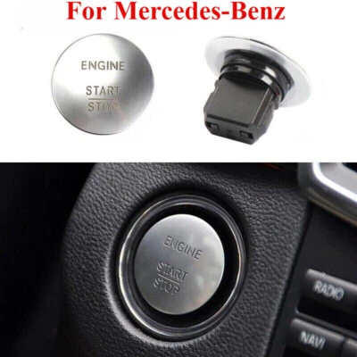 Interruptor de encendido botón pulsador parada de arranque del motor sin llave para Mercedes-Benz nuevo Foto 1 de 4