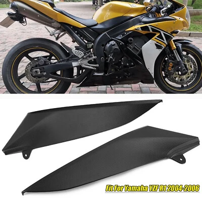 1 Pair Tank Side Fairing Panels Gas Trim Cover Cowl for YAMAHA YZF R1 2004-2006 - Image 1 of 4